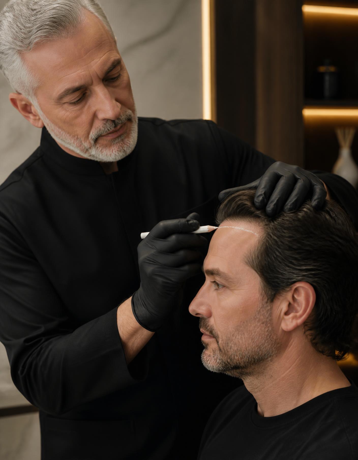 Bespoke hairline design consultation