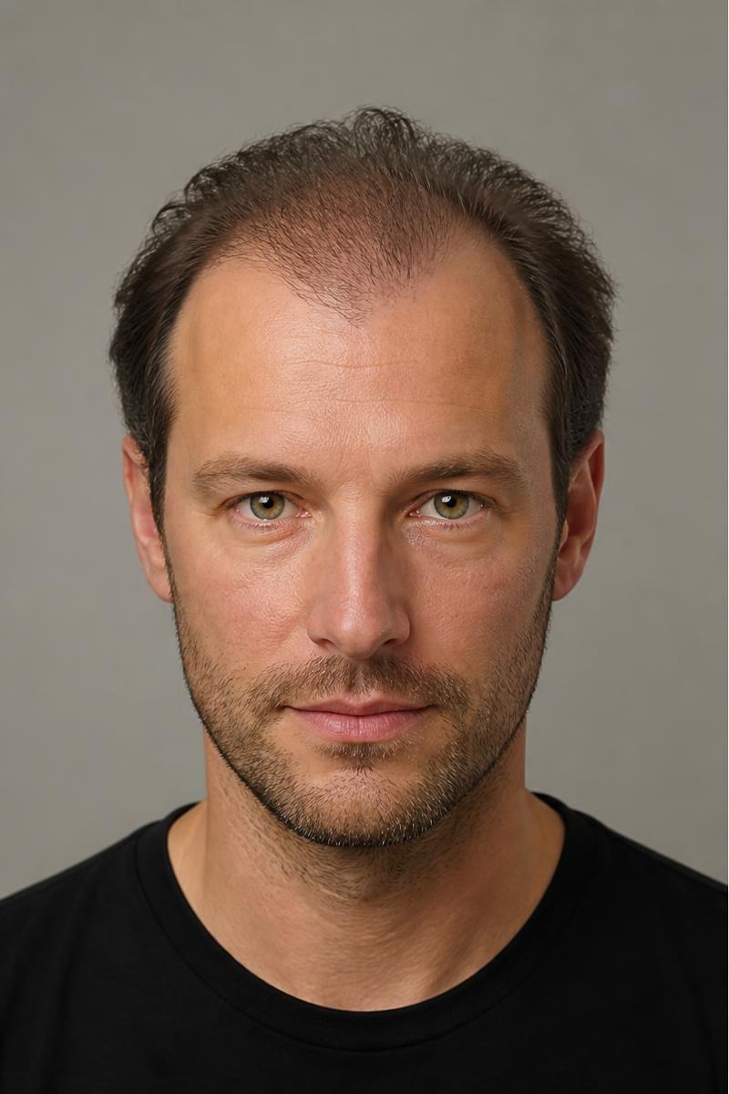 Before hair restoration